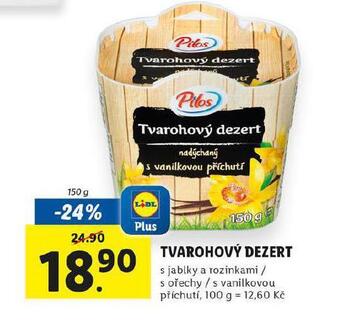 Lidl Tvarohový dezert nabídka