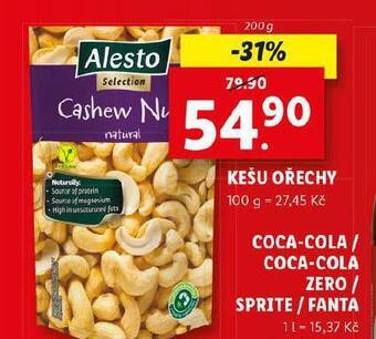 Lidl Kešu ořechy nabídka
