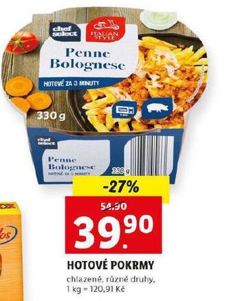 Lidl Hotové pokrmy nabídka