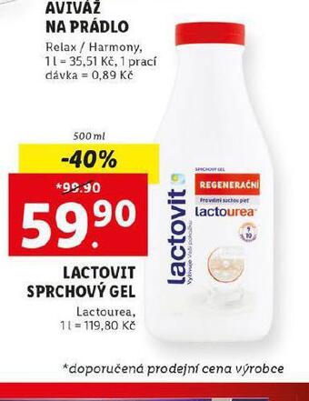Lidl Lactovit sprchový gel nabídka