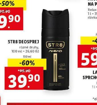 Lidl Str8 deosprej nabídka