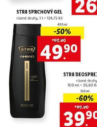 Lidl Str8 sprchový gel nabídka