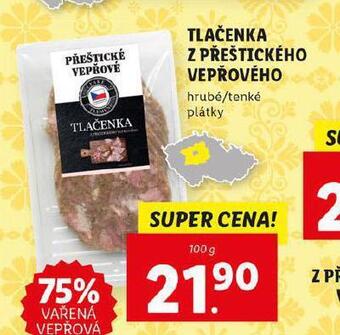 Lidl Tlačenka z přeštického vepřového nabídka