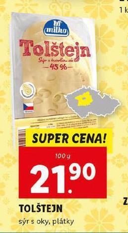 Lidl Tolštejn nabídka