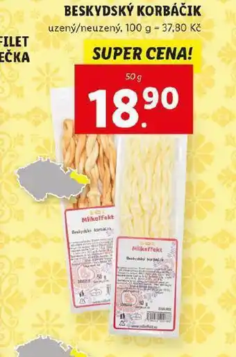 Lidl Beskydský korbáčik nabídka