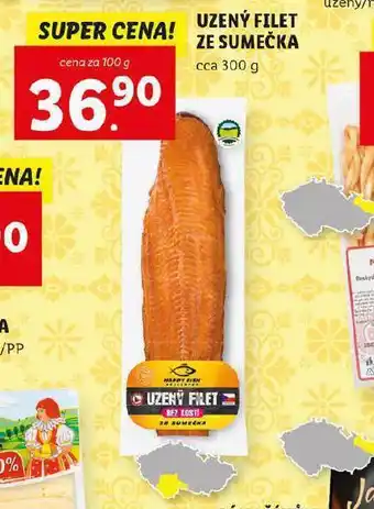 Lidl Uzený filet ze sumečka nabídka