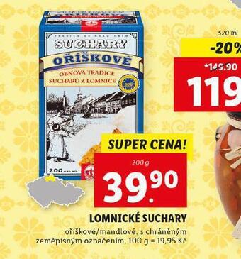 Lidl Lomnické suchary nabídka