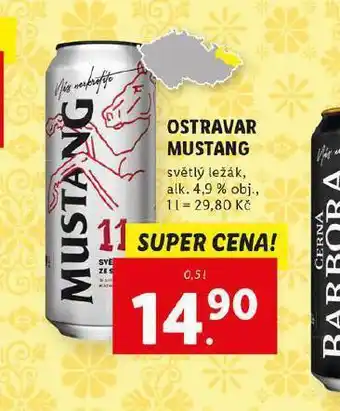 Lidl Pivo ostravar mustang 11 nabídka