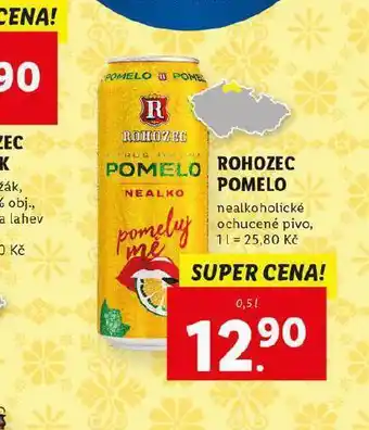 Lidl Rohozec pomelo nealko nabídka