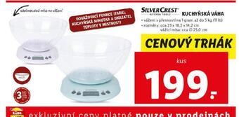 Lidl Kuchyňská váha nabídka