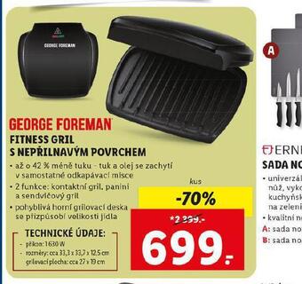 Lidl Fitness gril s nepřilnavým povrchem nabídka