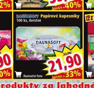 Norma Daunasoft papírové kapesníky nabídka