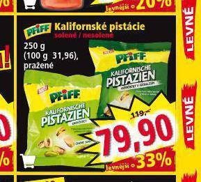 Norma Kalifornské pistácie nabídka