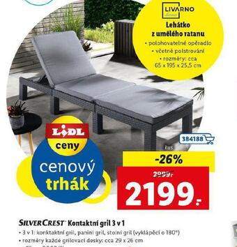 Lidl Lehátko z umělého ratanu nabídka