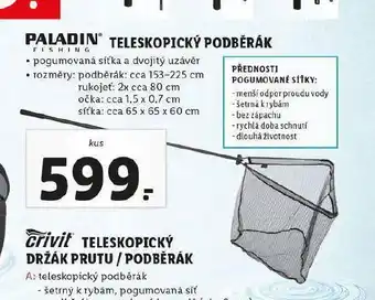Lidl Teleskopický podběrák nabídka