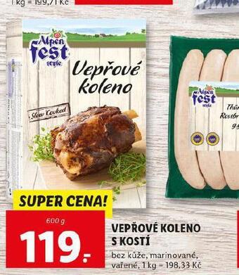 Lidl Vepřové koleno s kostí nabídka