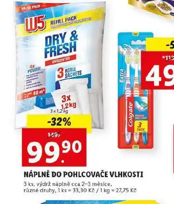 Lidl W5 náplně do pohlcovače vlhkosti nabídka