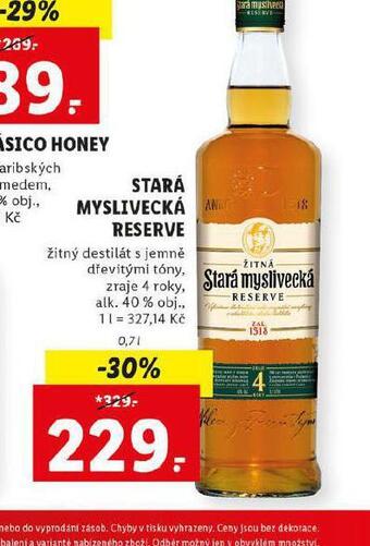 Lidl Stará myslivecká reserve nabídka