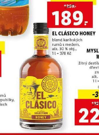 Lidl El clásico honey nabídka