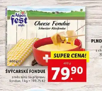 Lidl Švýcarské fondue nabídka