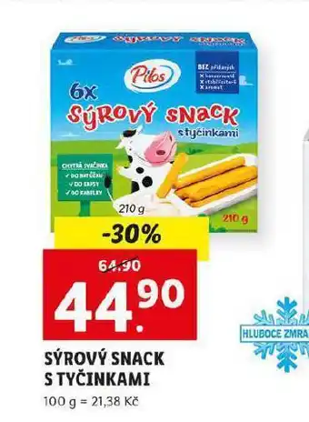 Sýrový snack s tyčikami