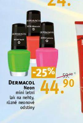 Rossmann Dermacol neon mini letní lak na nehty nabídka