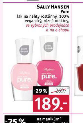 Rossmann Sally hansen pure lak na nehty nabídka