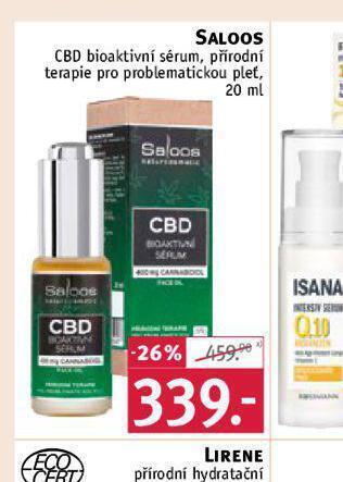 Rossmann Saloos cbd bioaktivní sérum nabídka