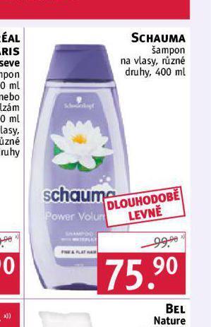 Rossmann Schauma šampon nabídka