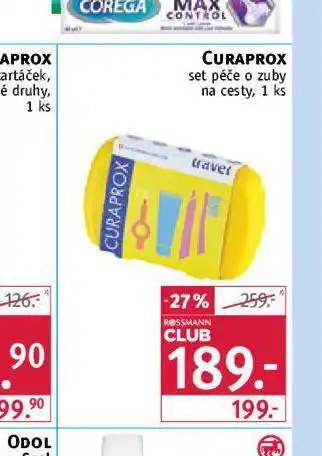 Rossmann Curaprox set péče o zuby na cesty nabídka