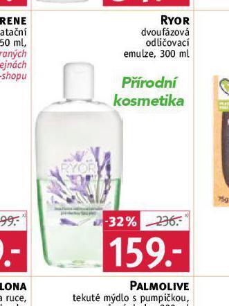 Rossmann Ryor dvoufázová odličovací emulze nabídka