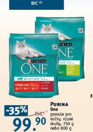 Rossmann Purina one granule pro kočky nabídka