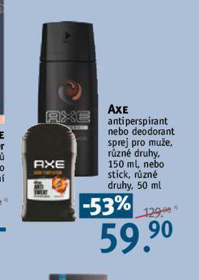 Rossmann Axe antiperspirant nabídka