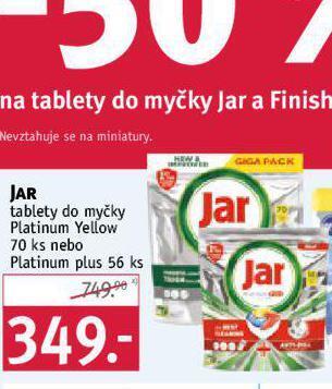 Rossmann Jar tablety do myčky nabídka