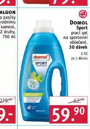 Rossmann Domol sport prací gel nabídka