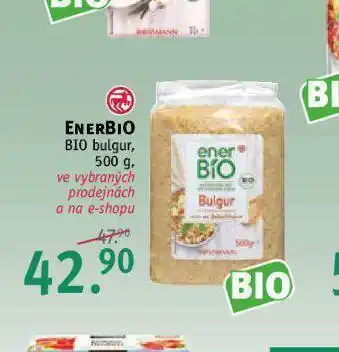 Rossmann Enerbio bio bulgur nabídka