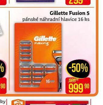 Teta Gillette fusion 5 náhradní hlavice nabídka