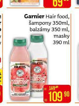 Teta Garnier hair food šampon, balzám nabídka