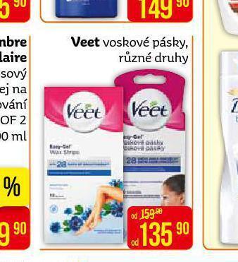 Teta Veet voskové pásky nabídka