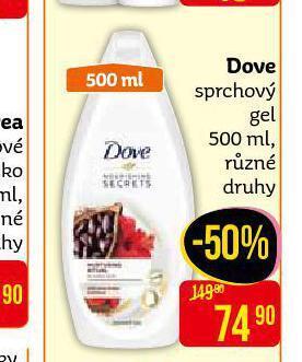 Teta Dove sprchový gel nabídka