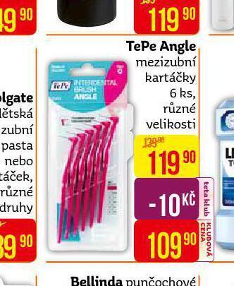 Teta Tepe angle mezizubní kartáčky nabídka