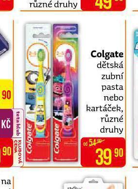 Teta Colgate dětská zubní pasta, kartáček nabídka