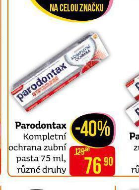 Teta Parodontax kompletní ochrana zubní pasta nabídka