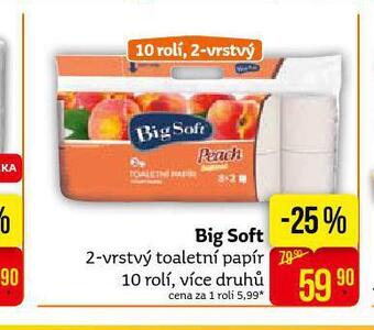 Teta Big soft toaletní papír nabídka