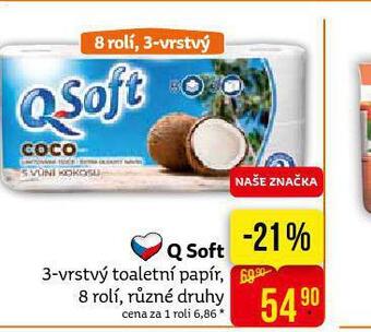 Teta Q soft toaletní papír nabídka