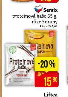 Teta Semix proteinová kaše nabídka