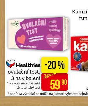 Teta Healthies ovulační test nabídka