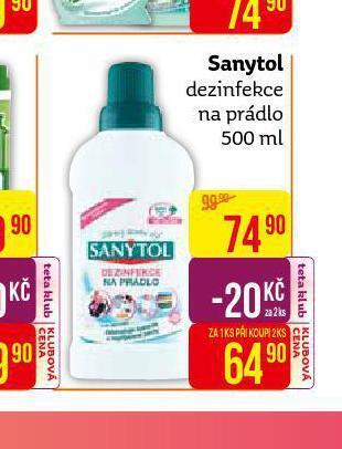 Teta Sanytol dezinfekce na prádlo nabídka
