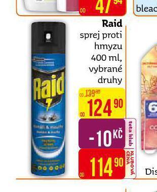 Teta Raid sprej proti hmyzu nabídka