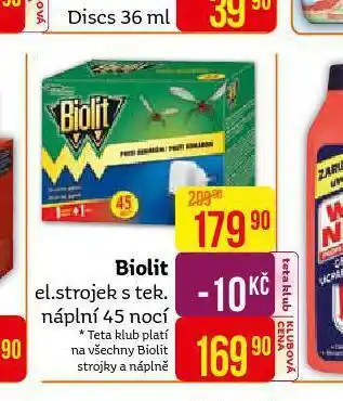 Teta Biolit el. strojek nabídka